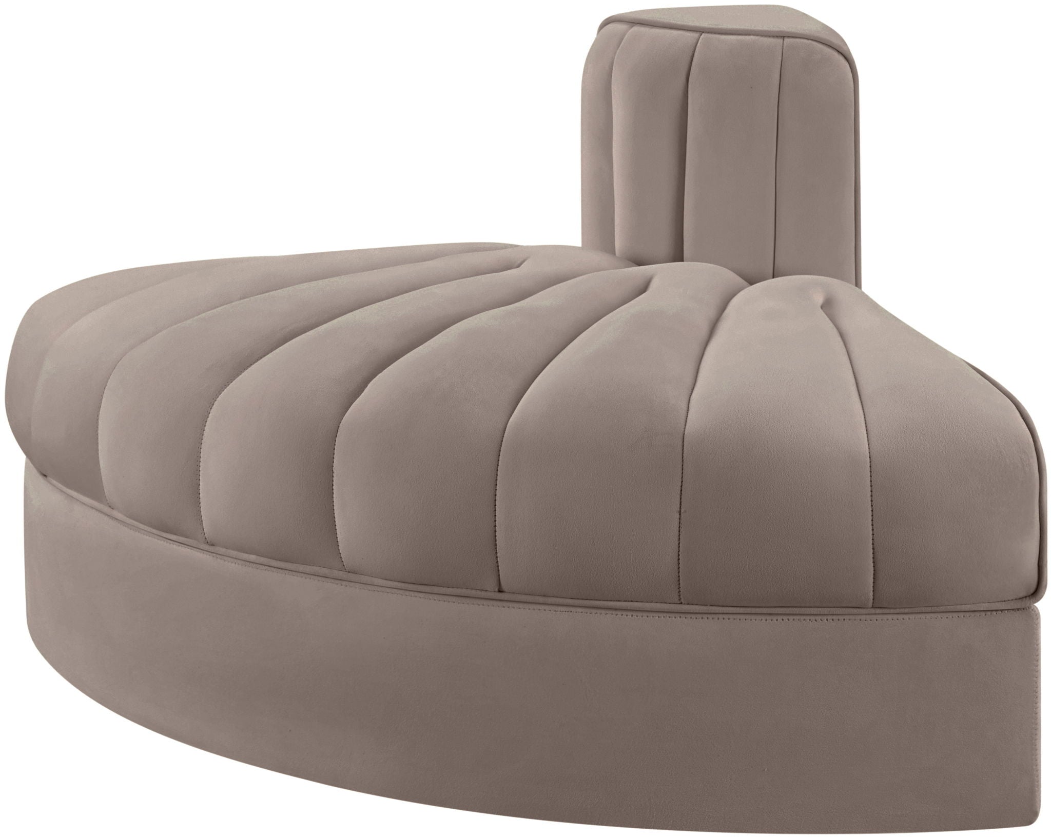 Rummi - Velvet Performance Fabric Upholstered Modular Chair