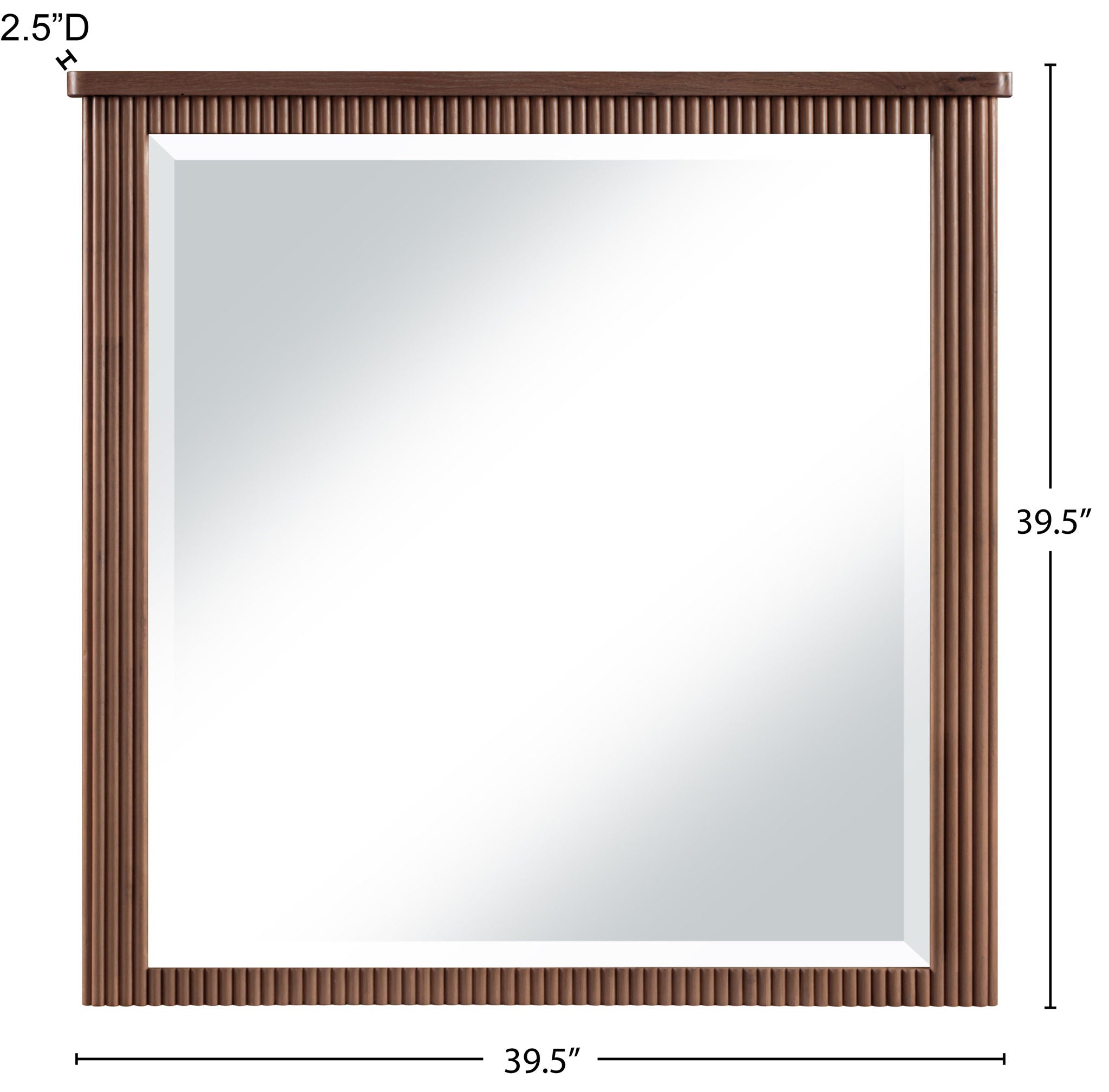 Astrid - Solid Wood And Oak Veneer Mirror