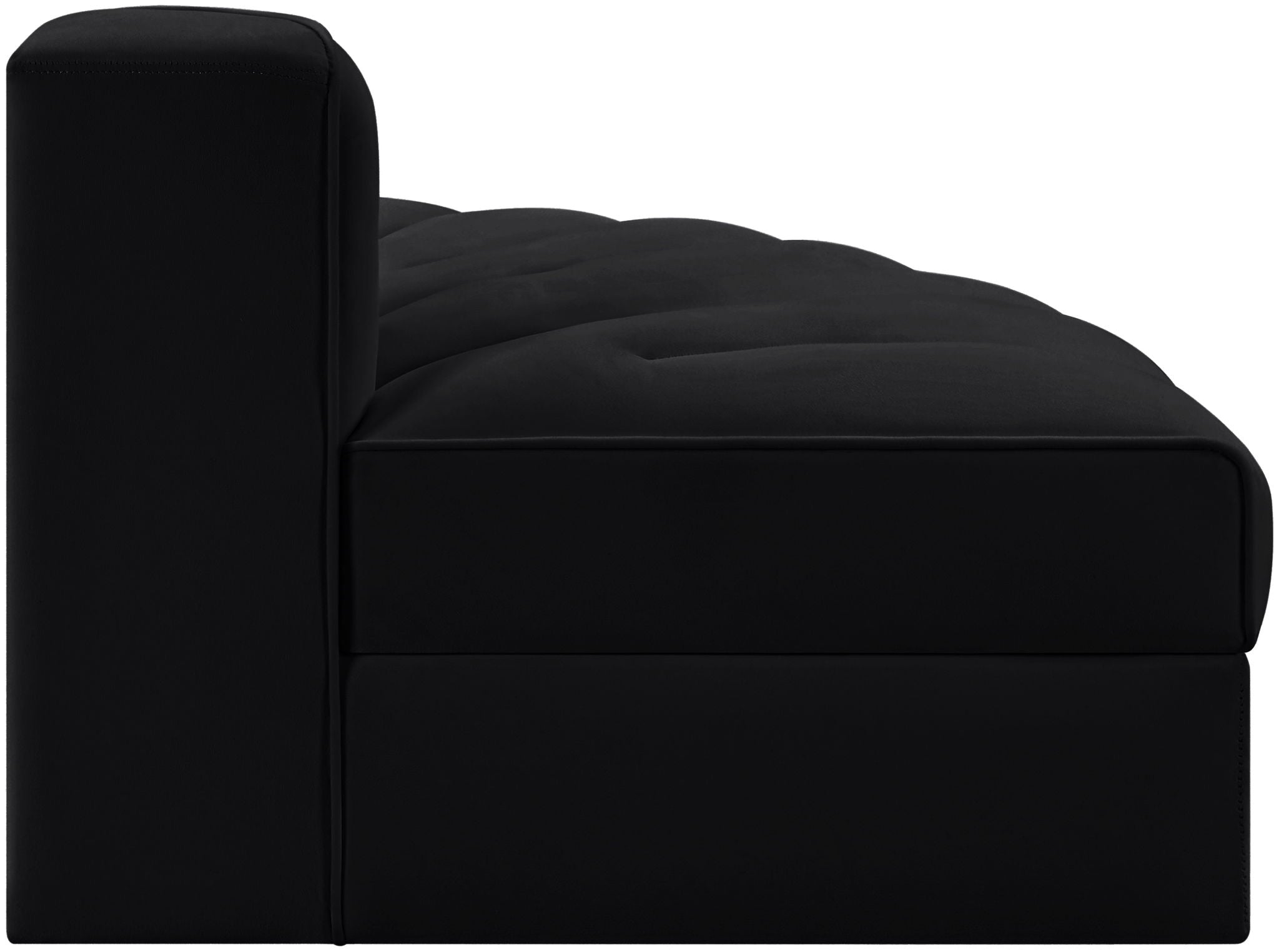 Rummi - Velvet Performance Fabric Upholstered Modular Chair