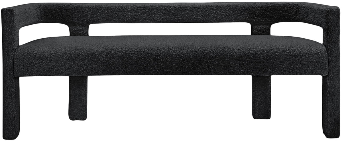 Athena - Boucle Fabric Bench