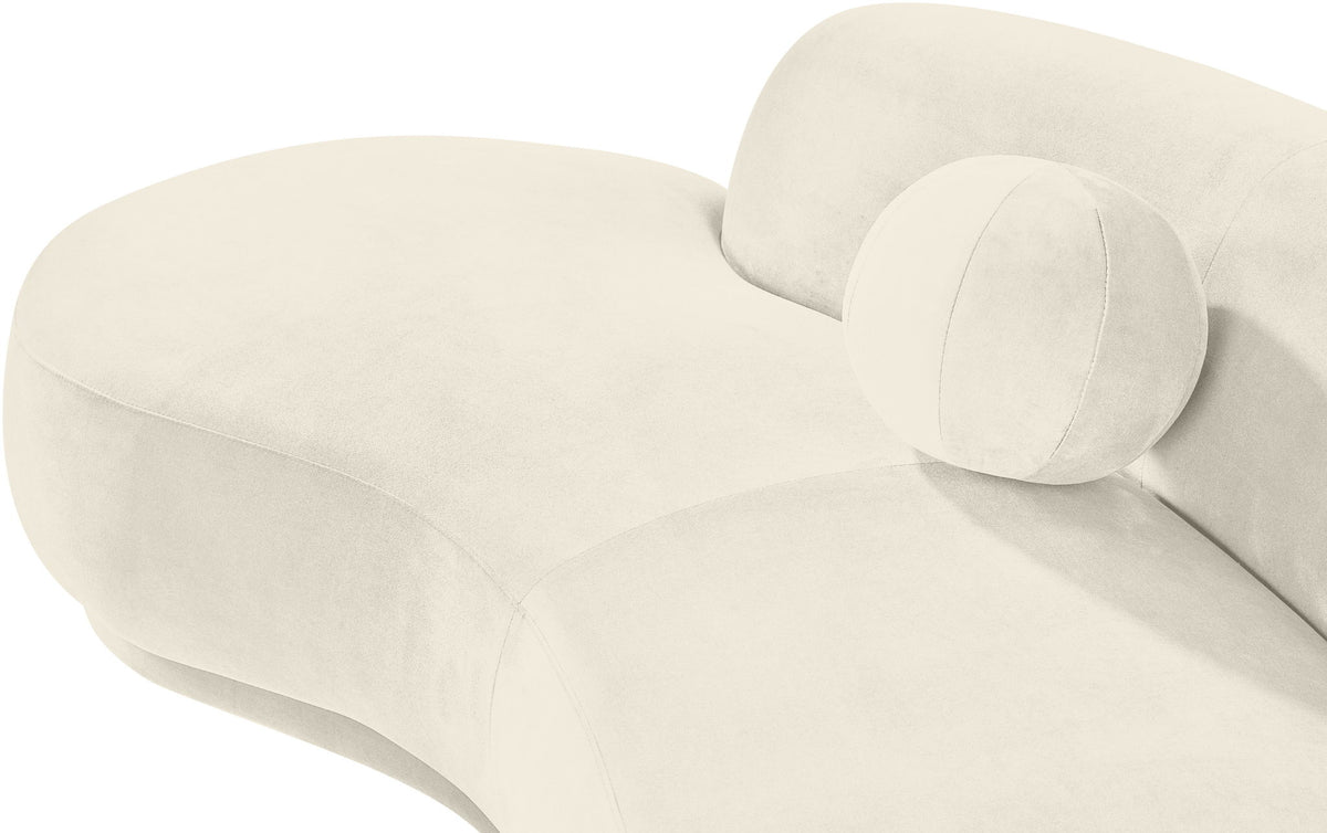 Avra - 86" Velvet Performance Fabric Upholstered Sofa