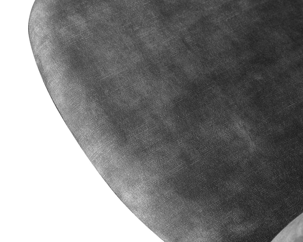 Malvern Modern Dark Grey Fabric Dining Chair