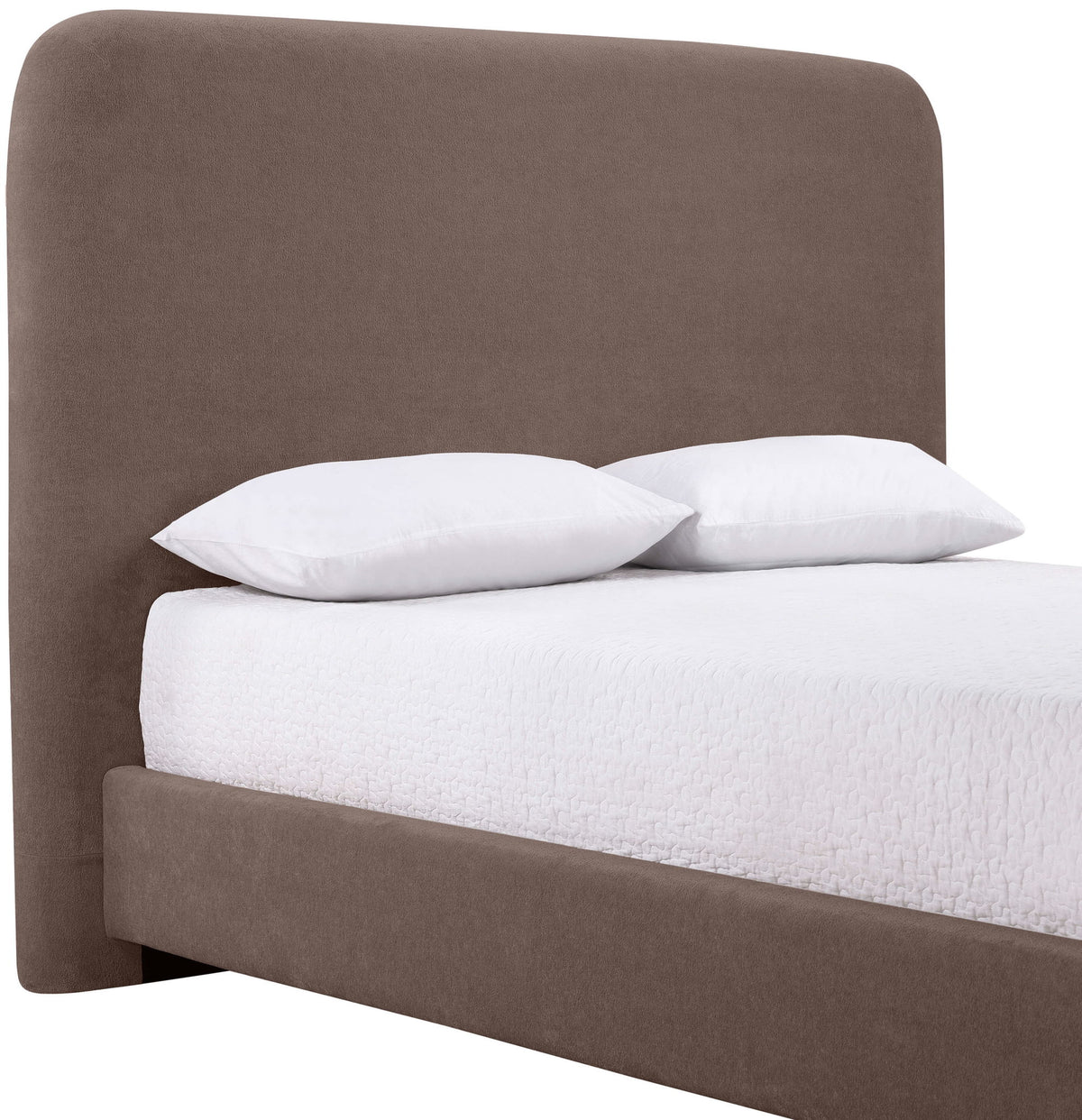 Fira - Chenille Fabric Upholstered Bed