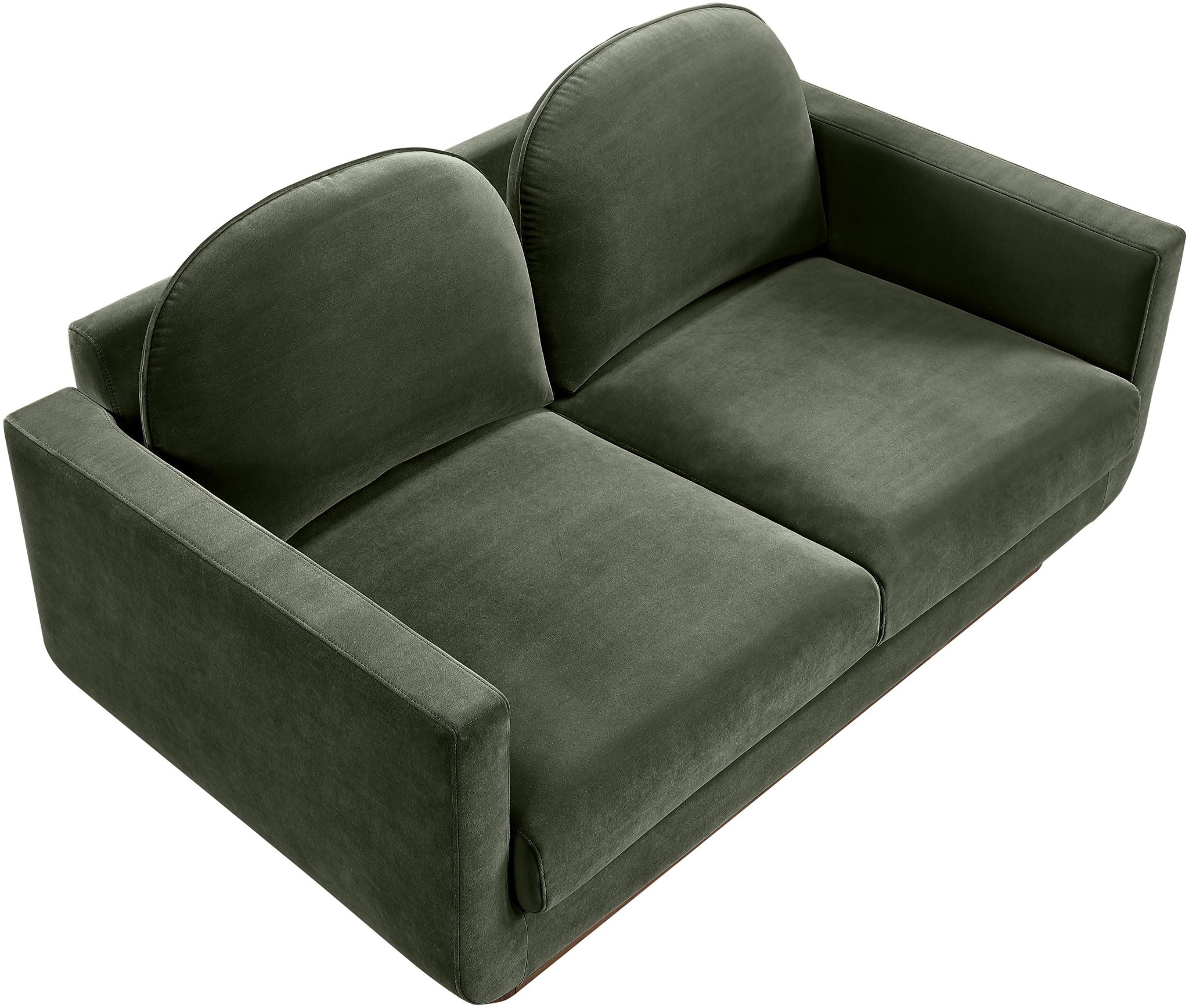 Diviento - Velvet Performance Fabric Upholstered Loveseat
