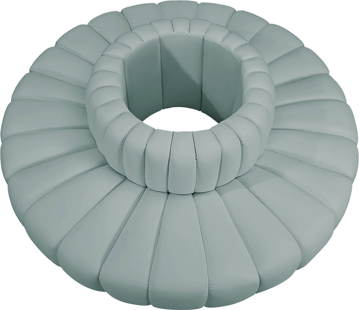 Arc - Faux Leather 8 Piece Round Modular Sofa