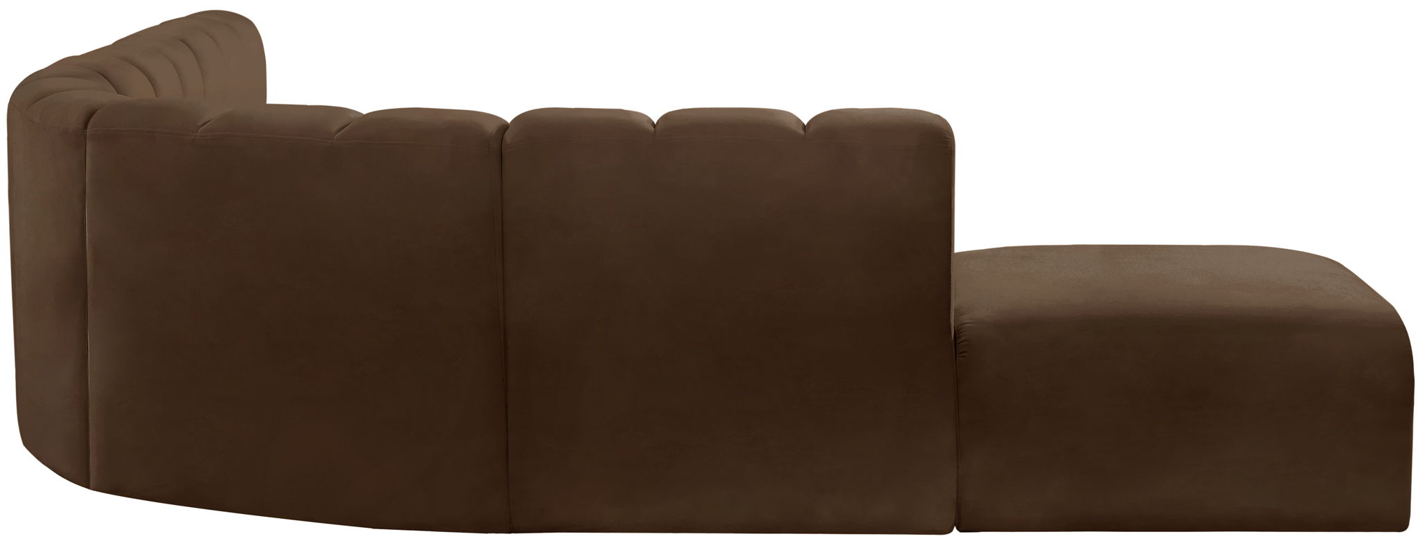 Arc - Velvet 7 Piece Corner Modular Sofa