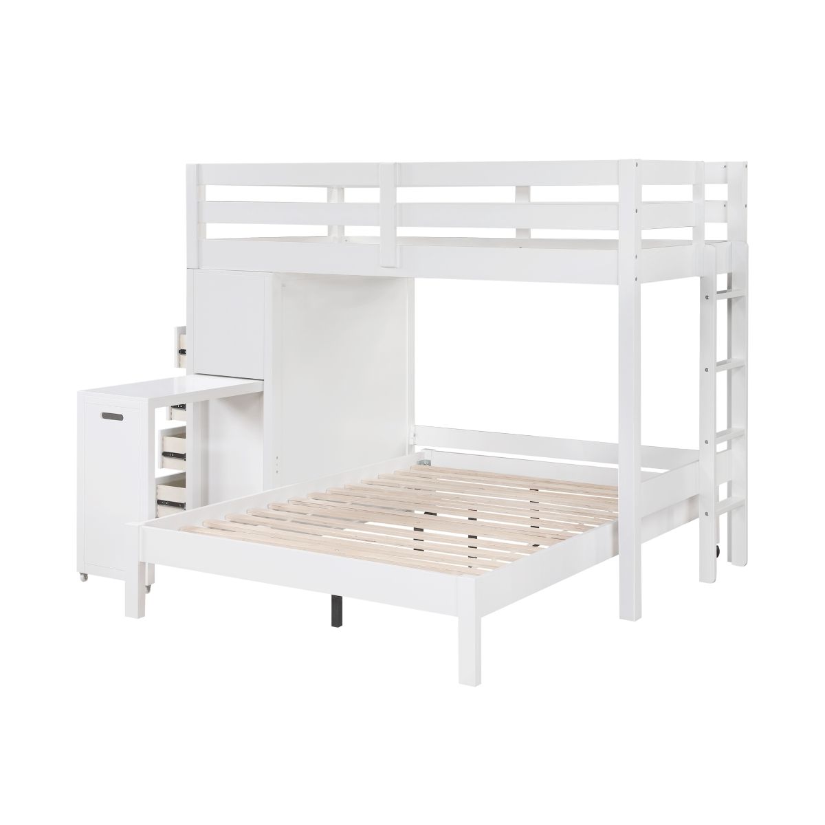 Sloane - Loft Bunk Bed With Chest And Hidden Desk