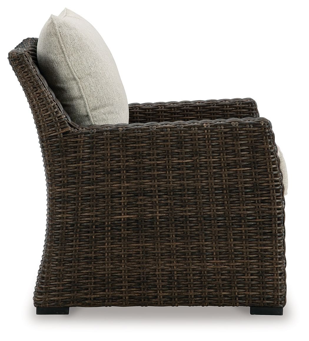 Brook Ranch - Lounge Chair With Cushion - Brown