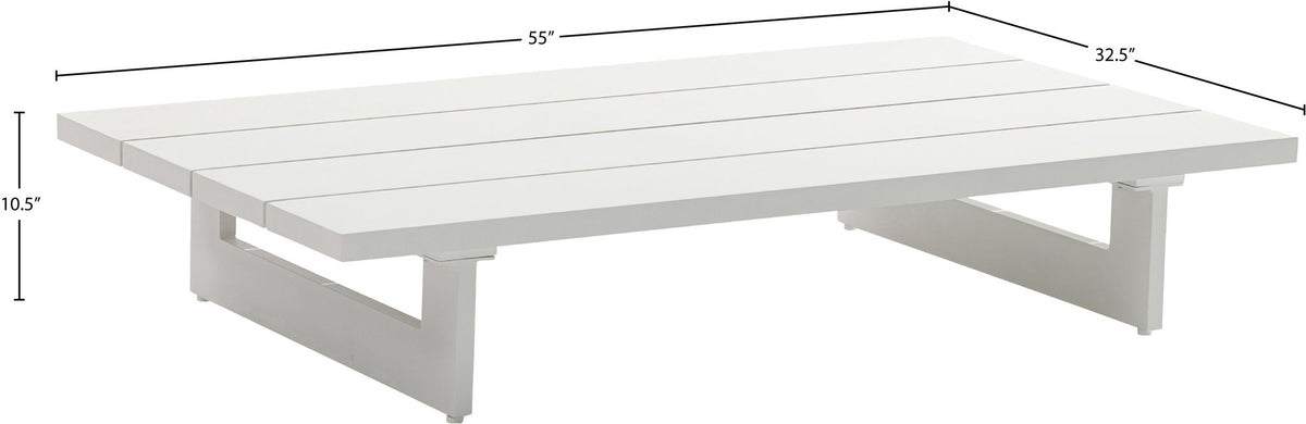 Maldives - Metal Patio Coffee Table