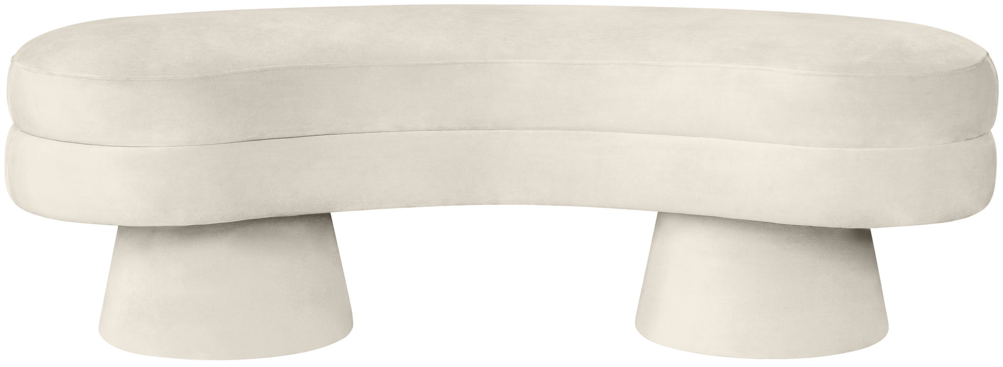 Zenna - Velvet Bench