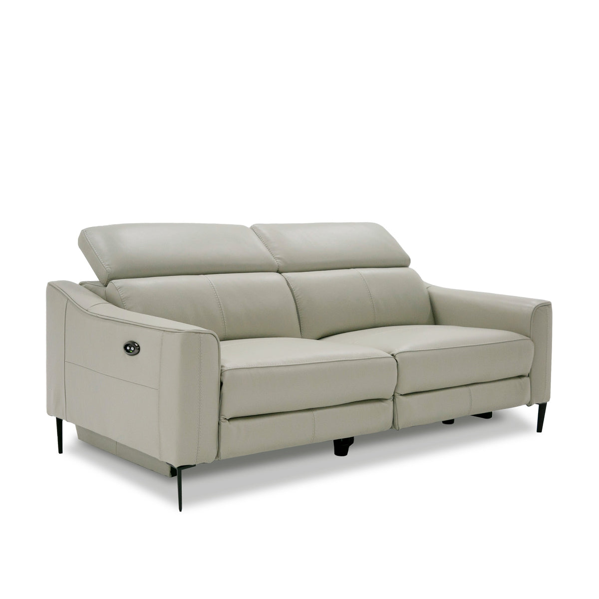 Eden - Modern Grey Leather Sofa
