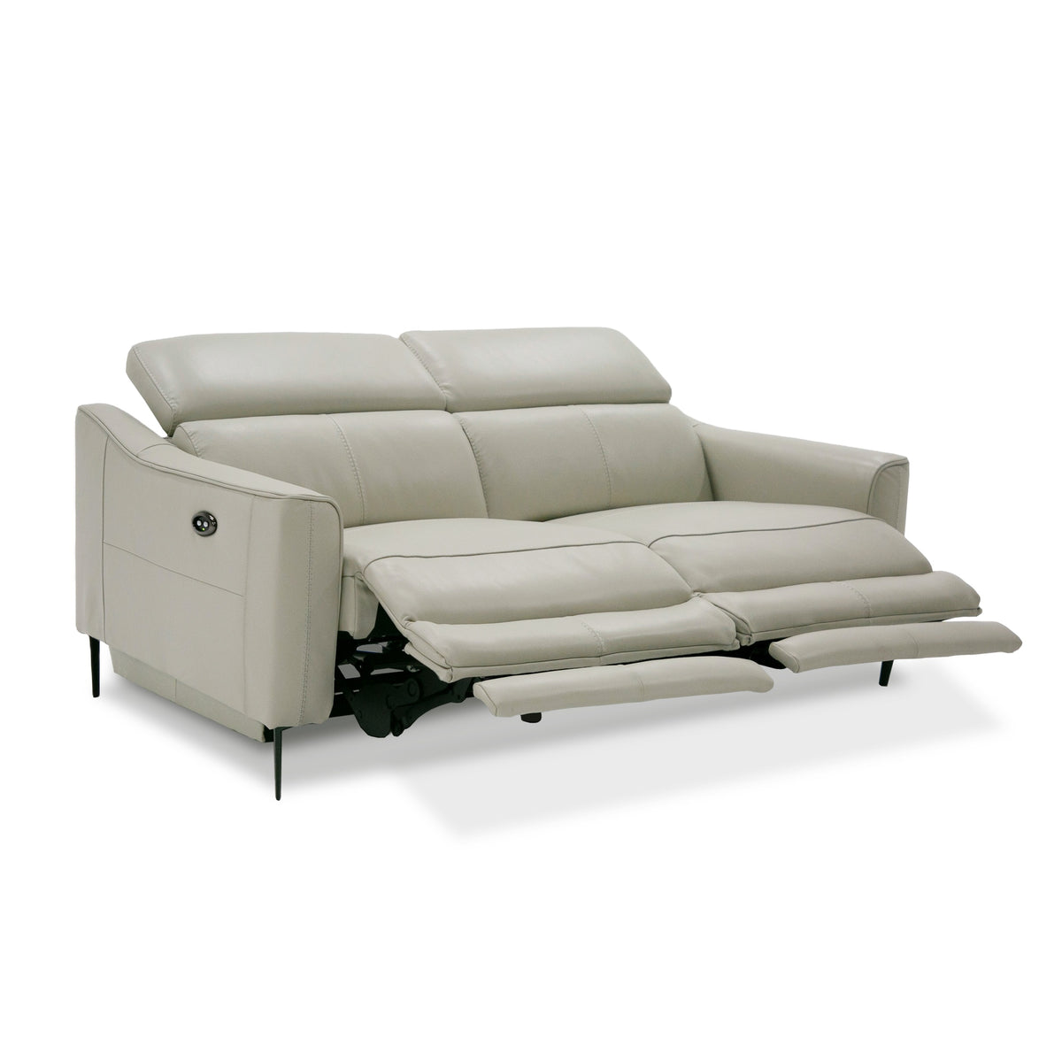 Eden - Modern Grey Leather Sofa