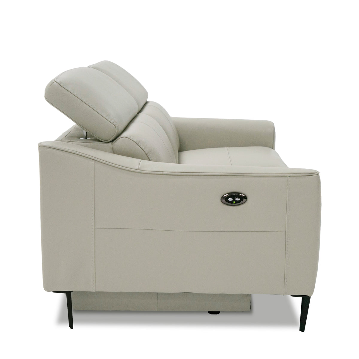 Eden - Modern Grey Leather Sofa