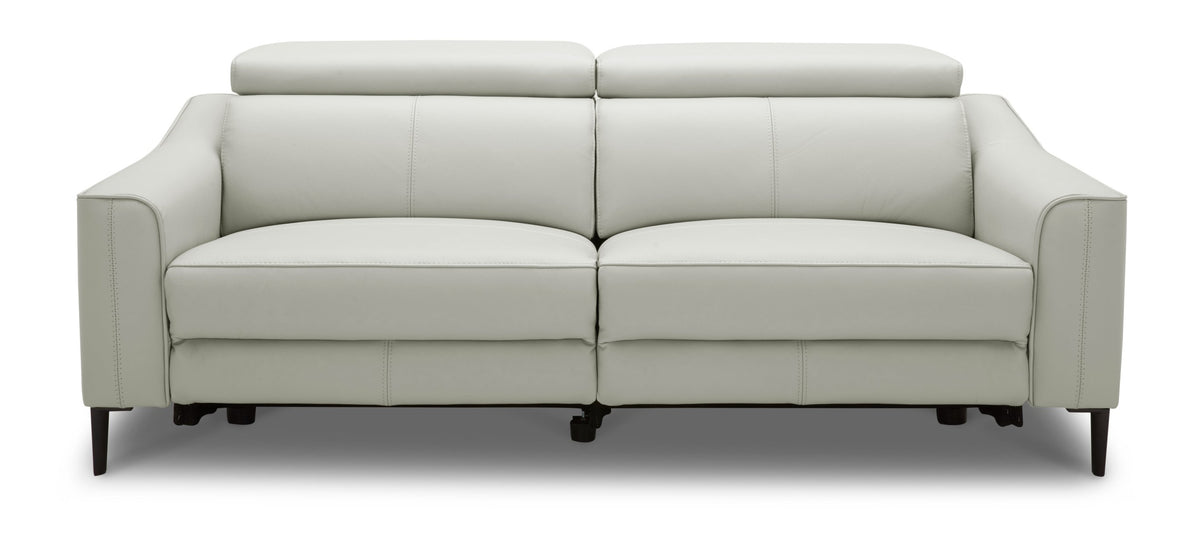 Eden - Modern Grey Leather Sofa Set