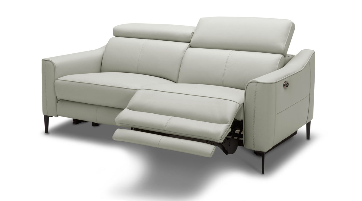 Eden - Modern Grey Leather Sofa Set
