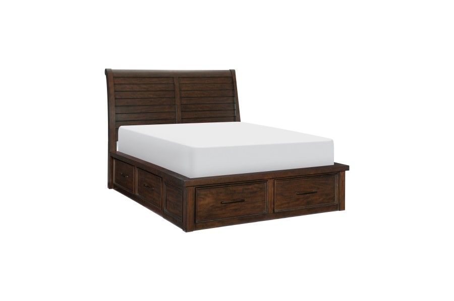 Logandale - Bed With Storage Footboard And Side Rails