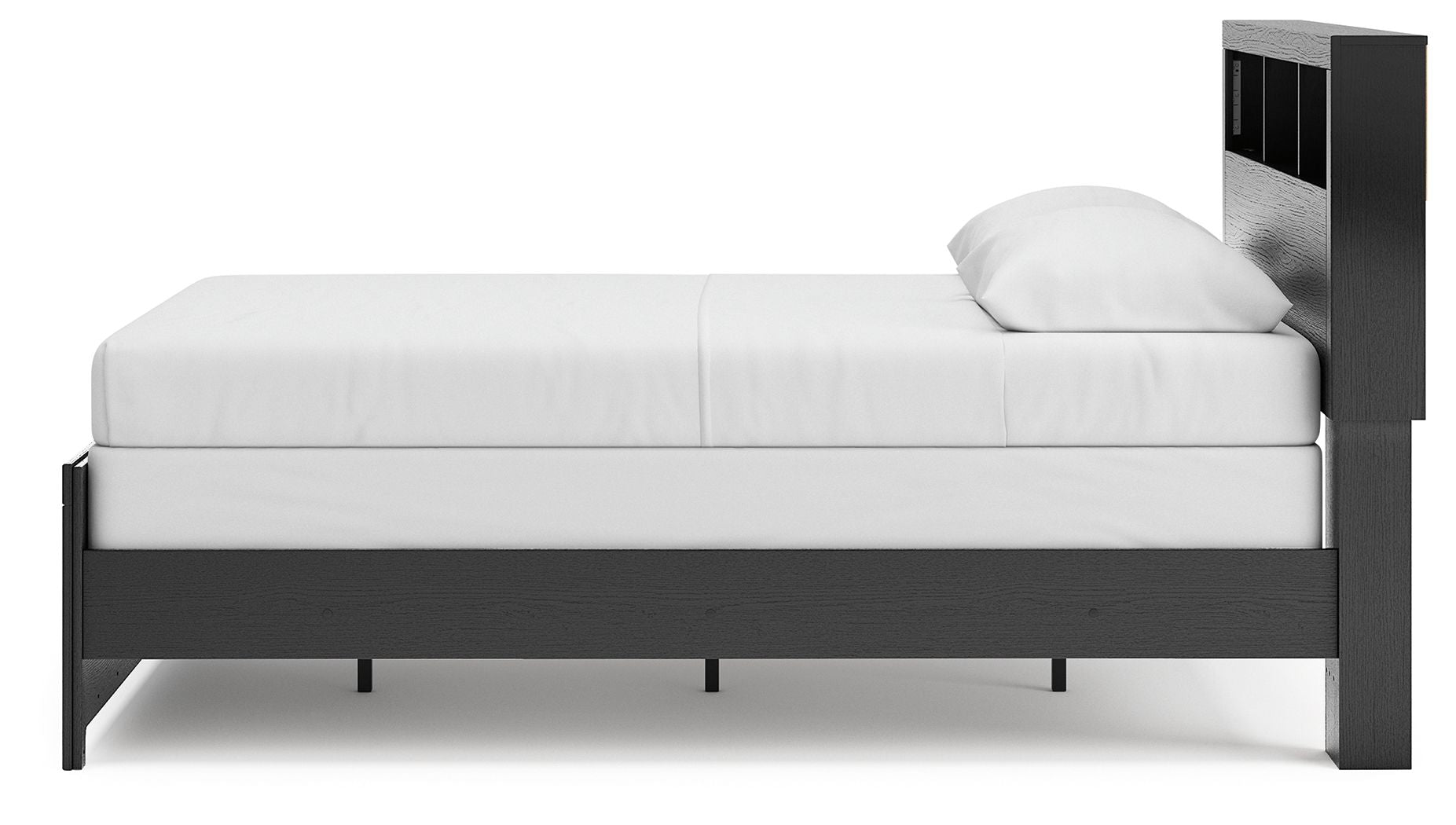 Broachmyn - Lighted Bookcase Panel Bed