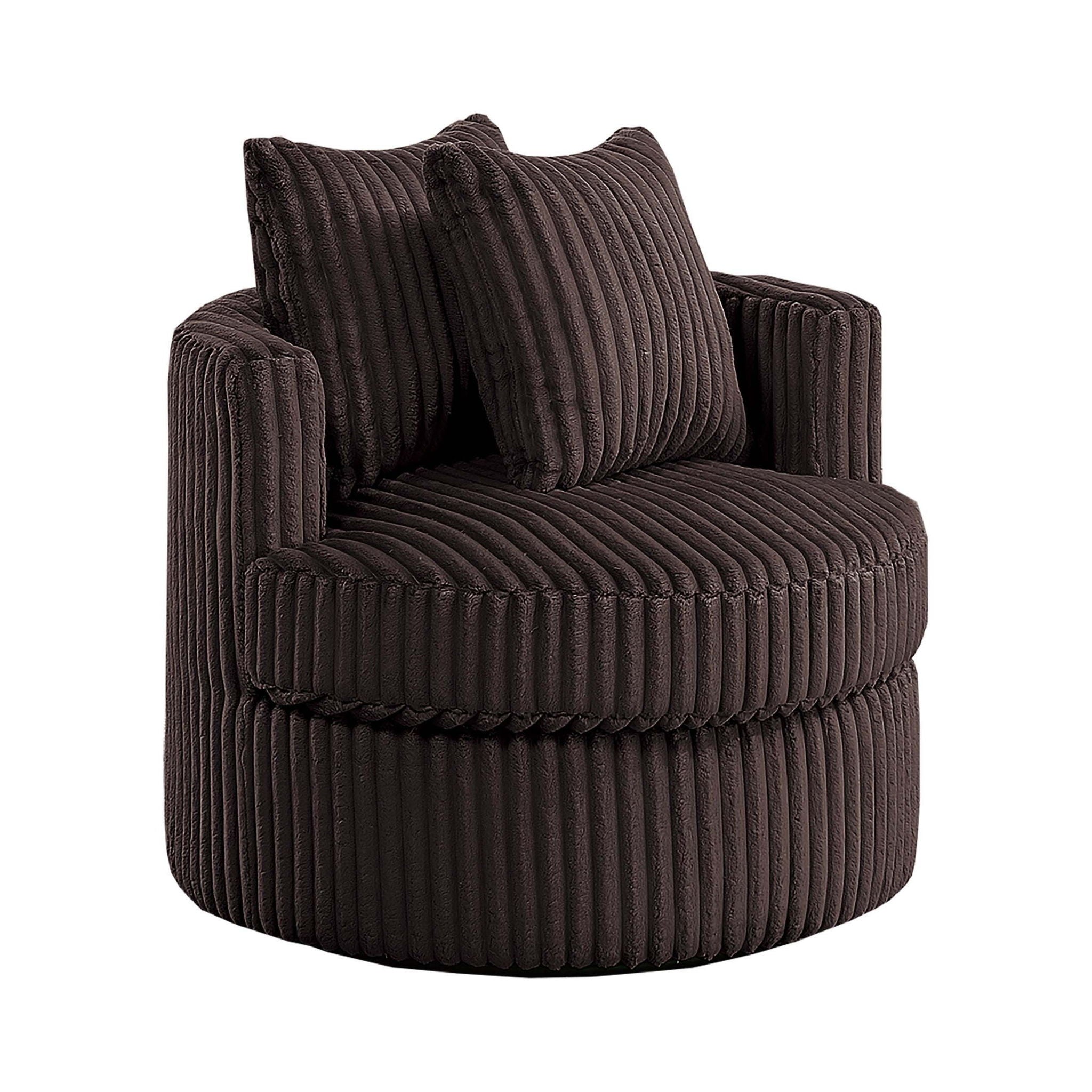 Swivel Upholstered Accent Chair For Living Room