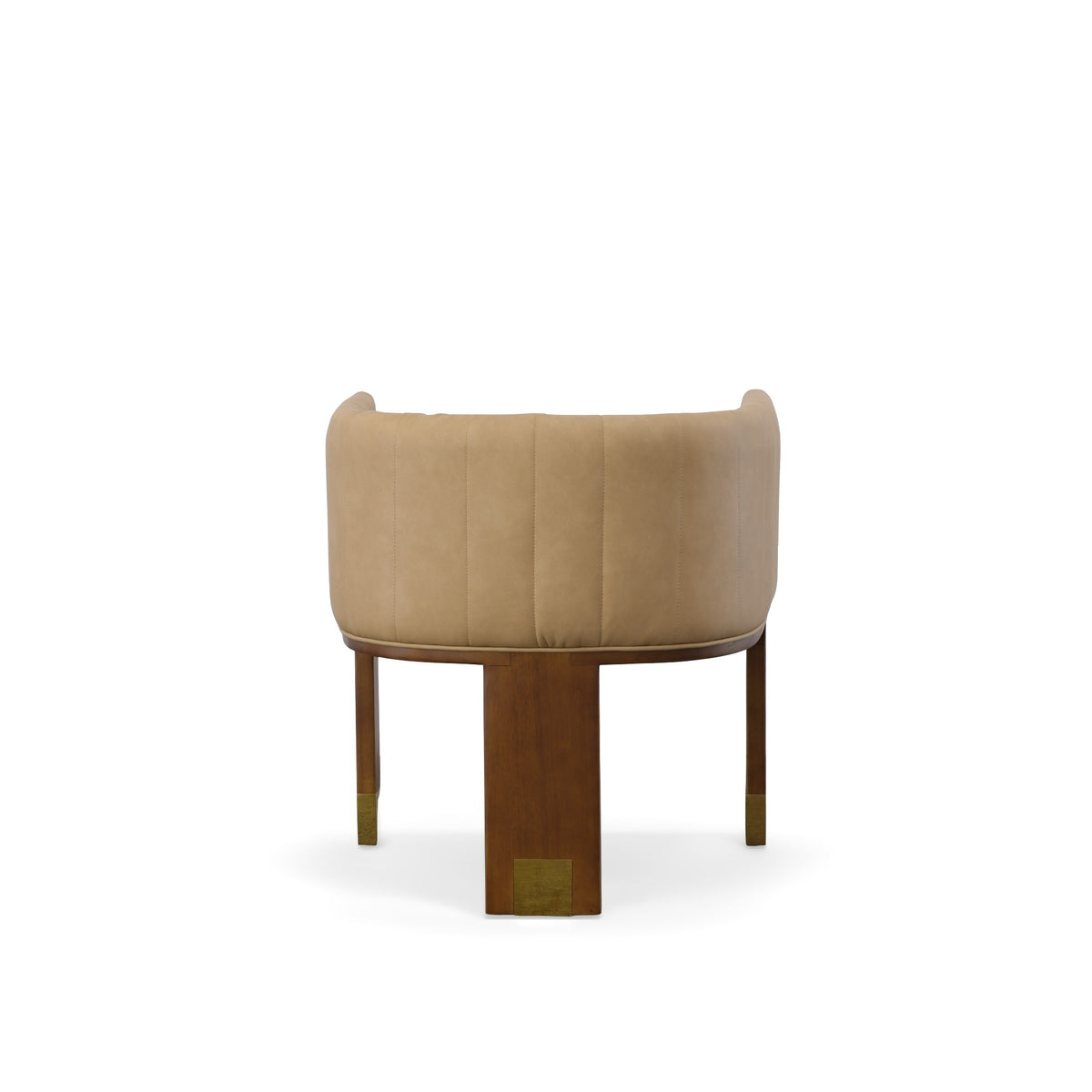 Elati - Tan Vegan Leather Dining Chair