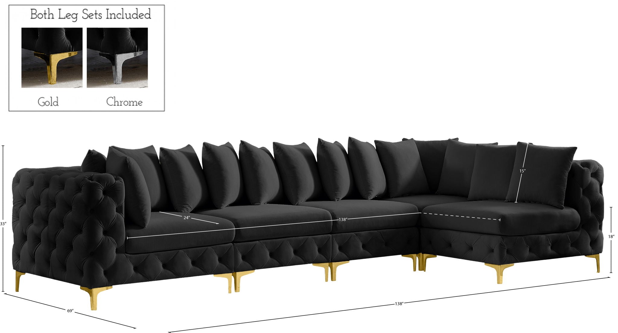 Tremblay - 5 Piece Modular Sectional