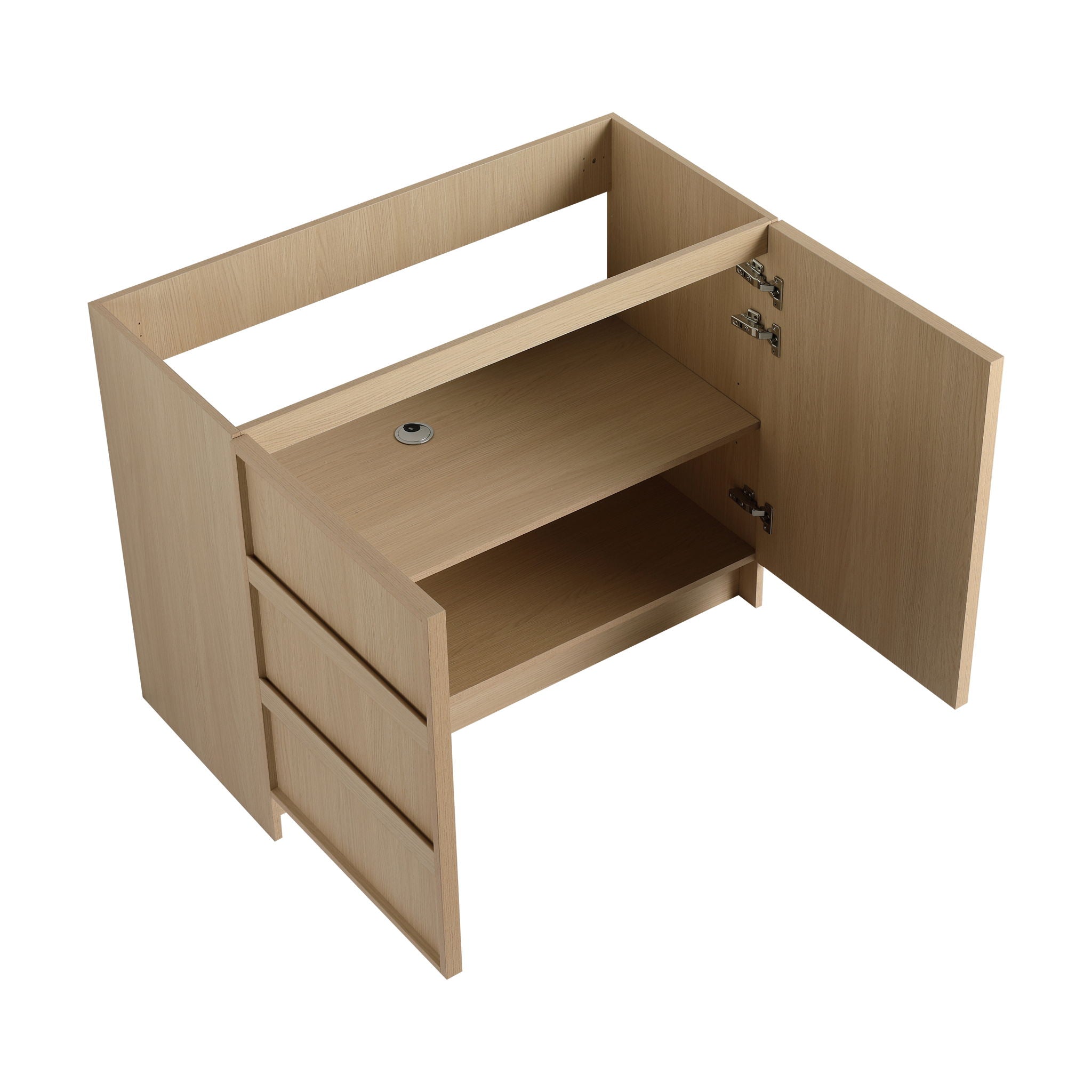 Freestanding Bathroom Vanity With Soft Close Doors