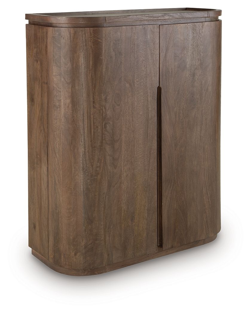 Landermont - Bar Cabinet - Medium Brown