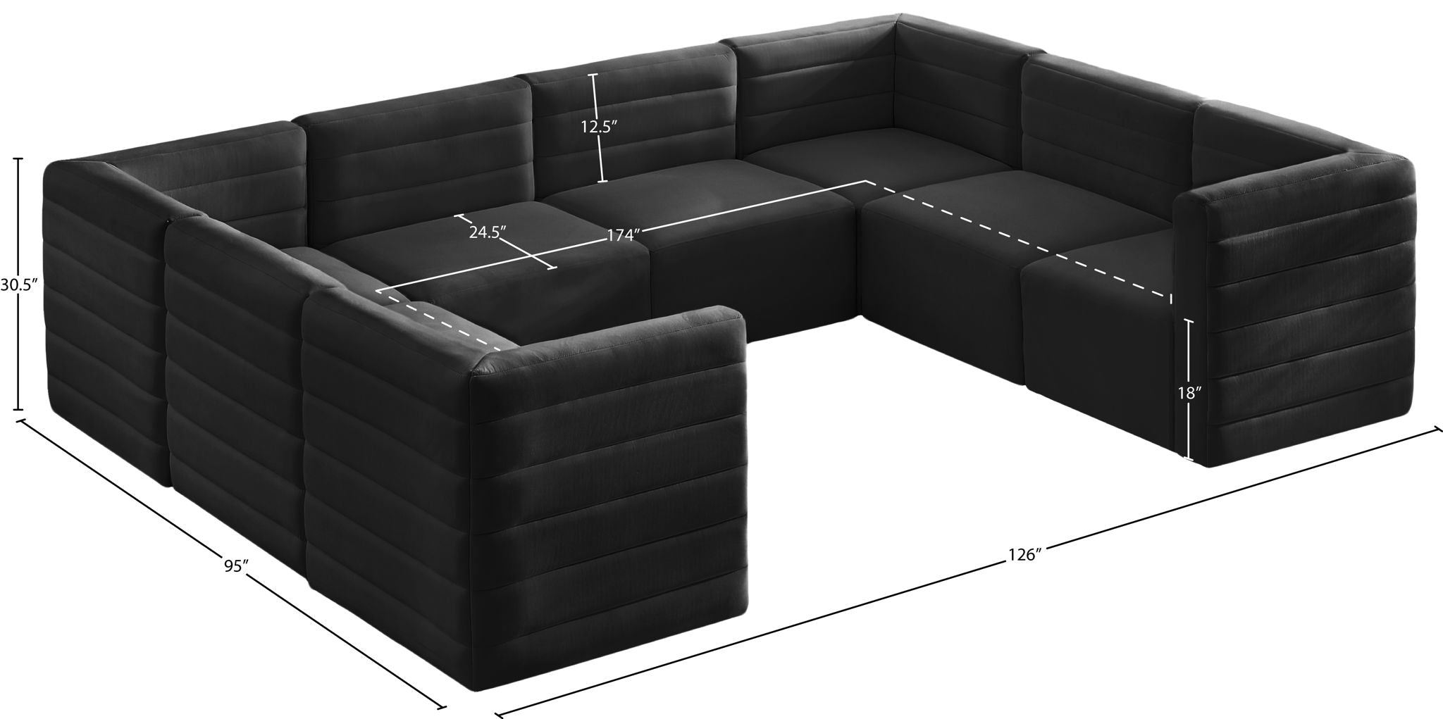 Quincy - 8 Piece Modular Sectional