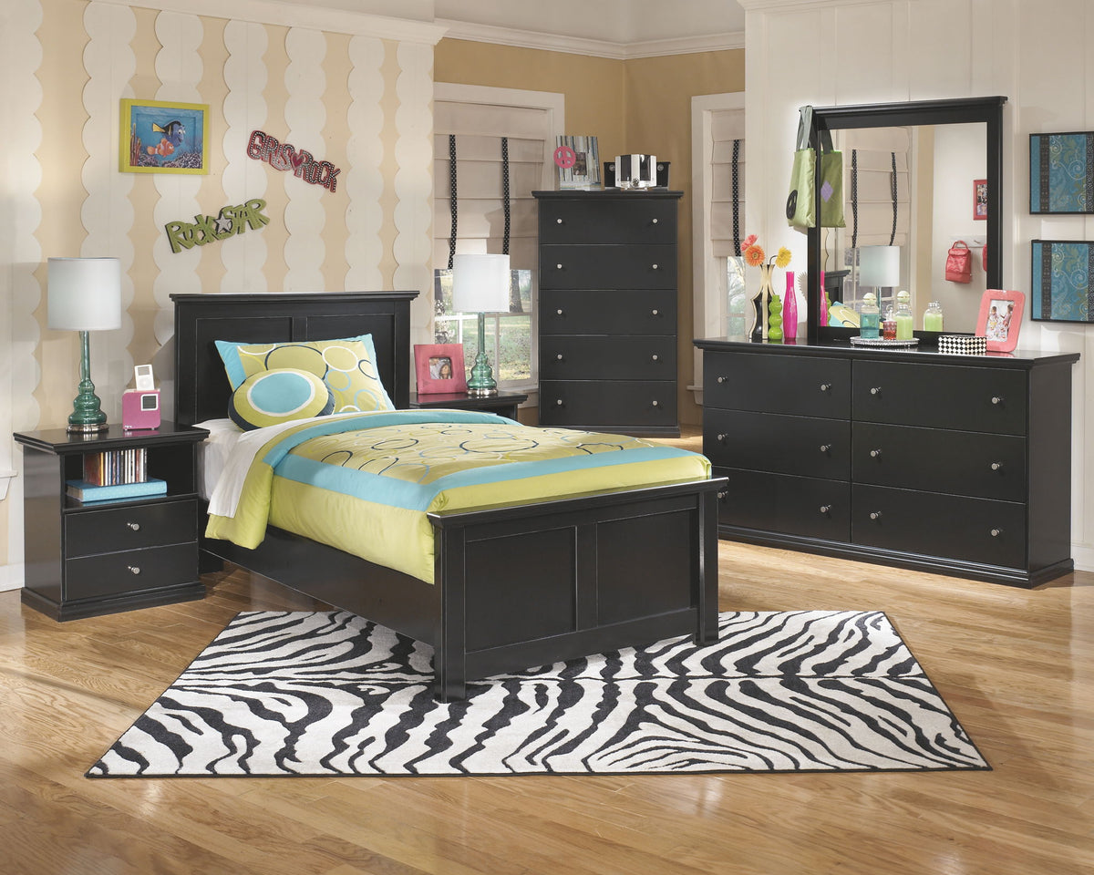 Maribel - Five Drawer Chest - Black