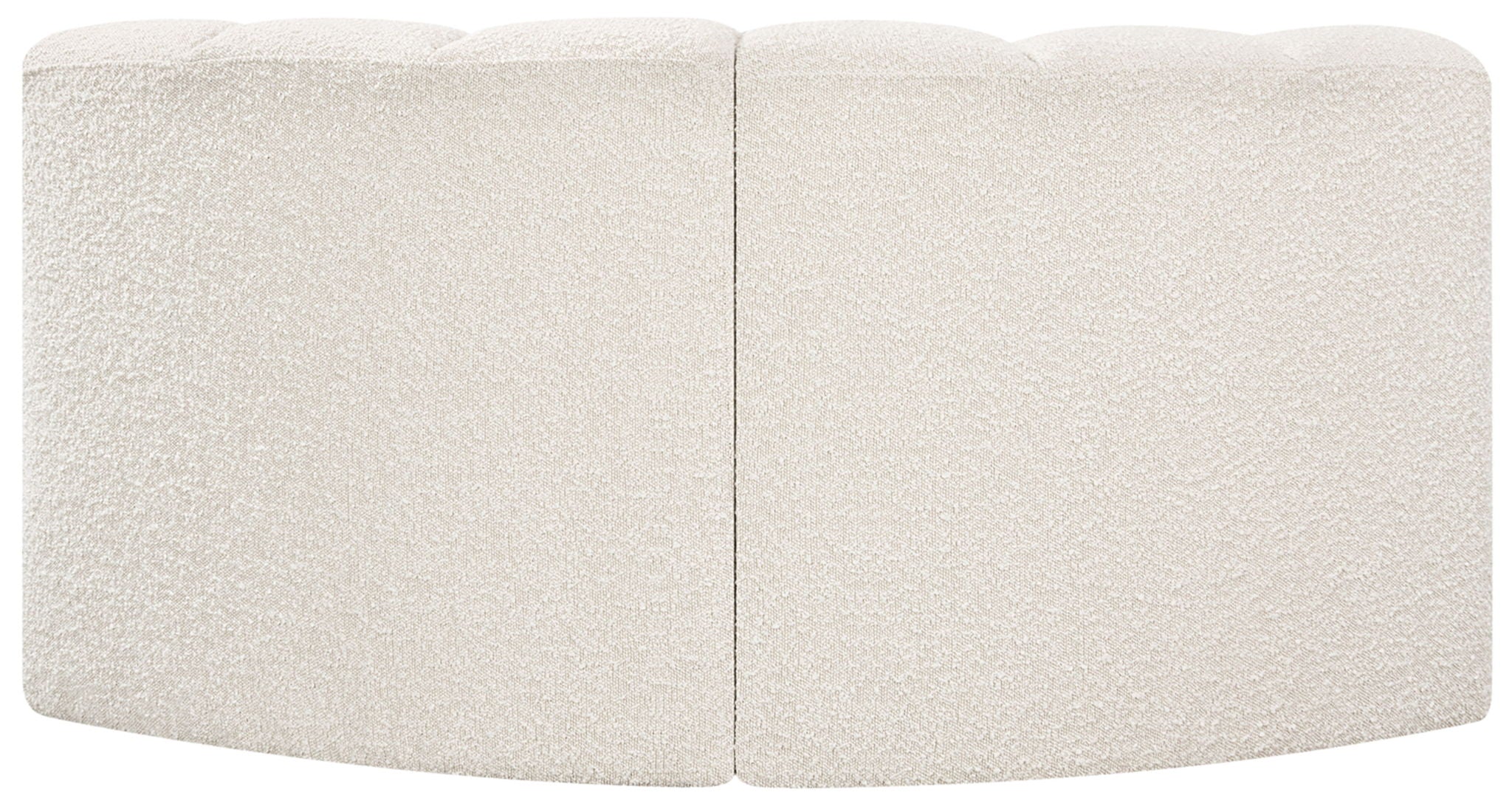 Arc - Boucle Fabric 2 Piece Modular Sofa