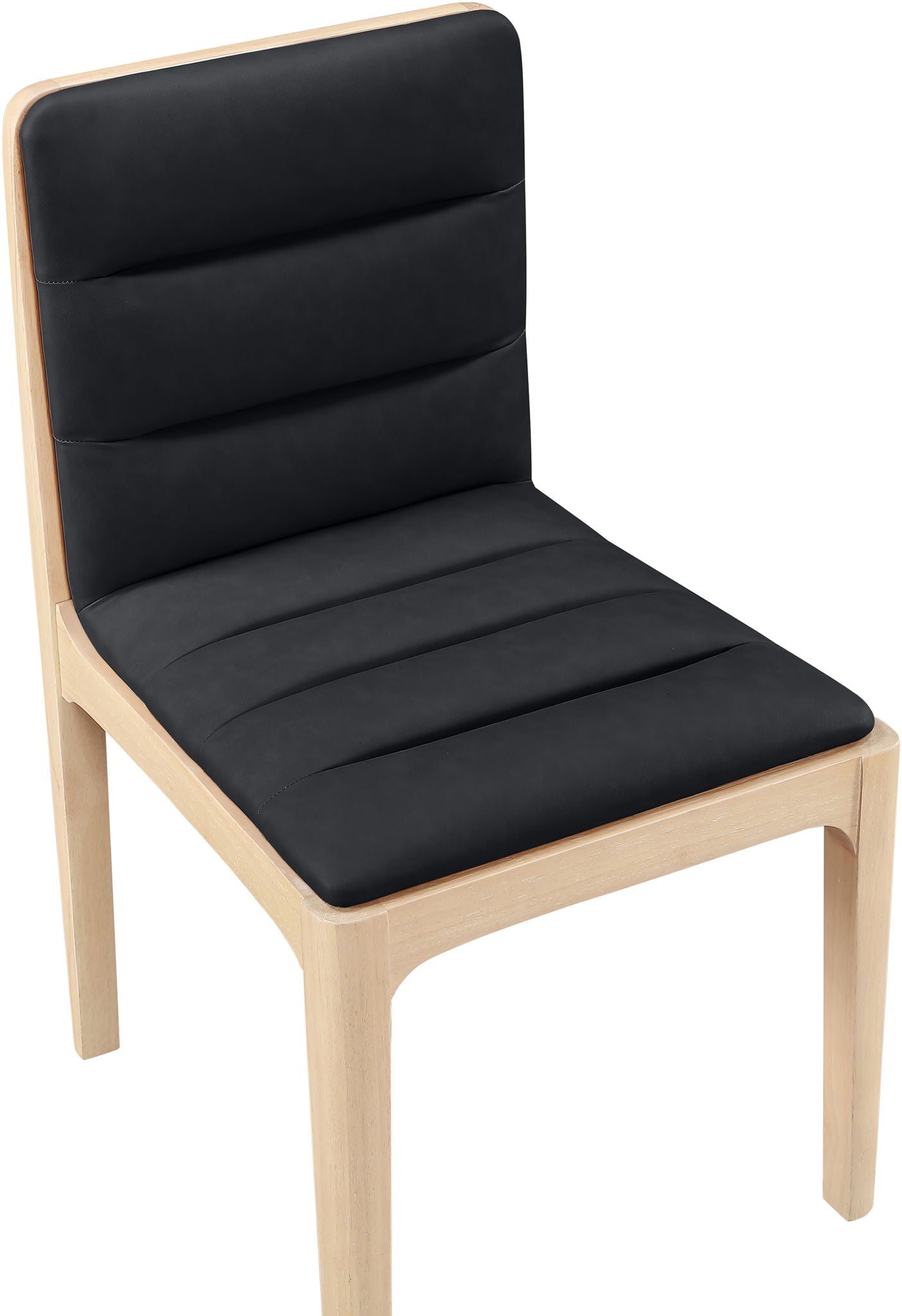 Ellis - Vegan Leather Upholstered Dining Chair (Set of 2) - Natural Base
