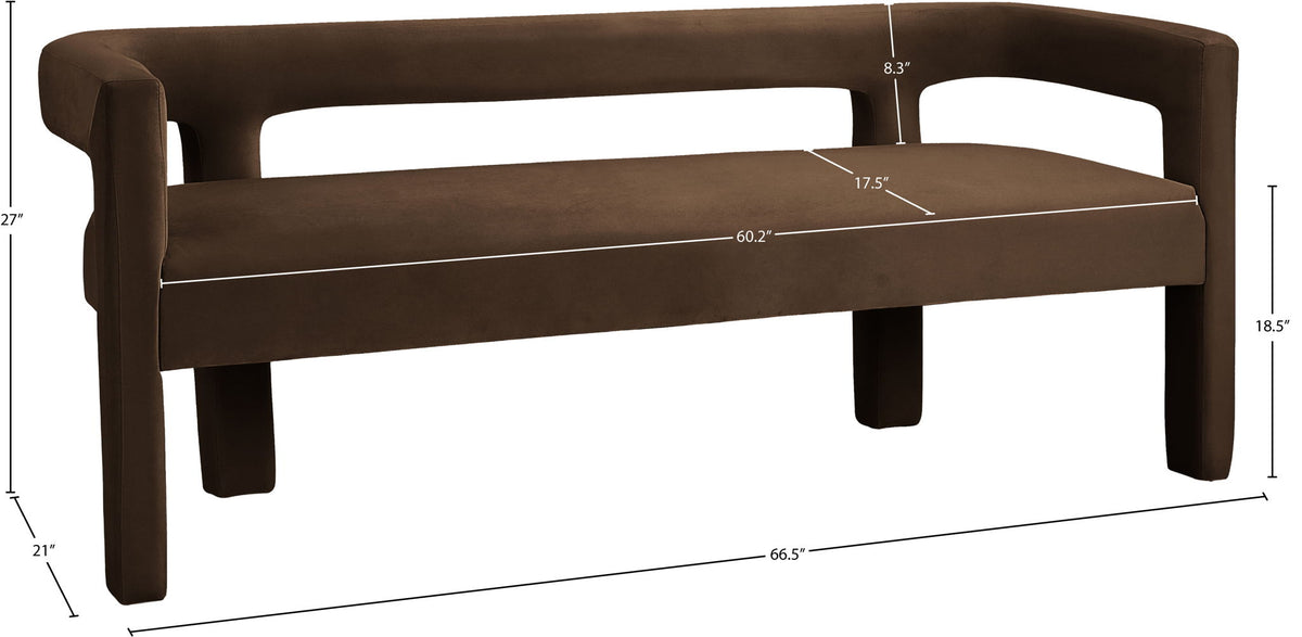 Athena - Velvet Bench