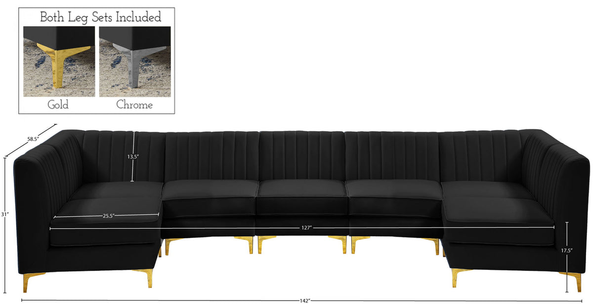 Alina - 7 Piece Modular Sectional
