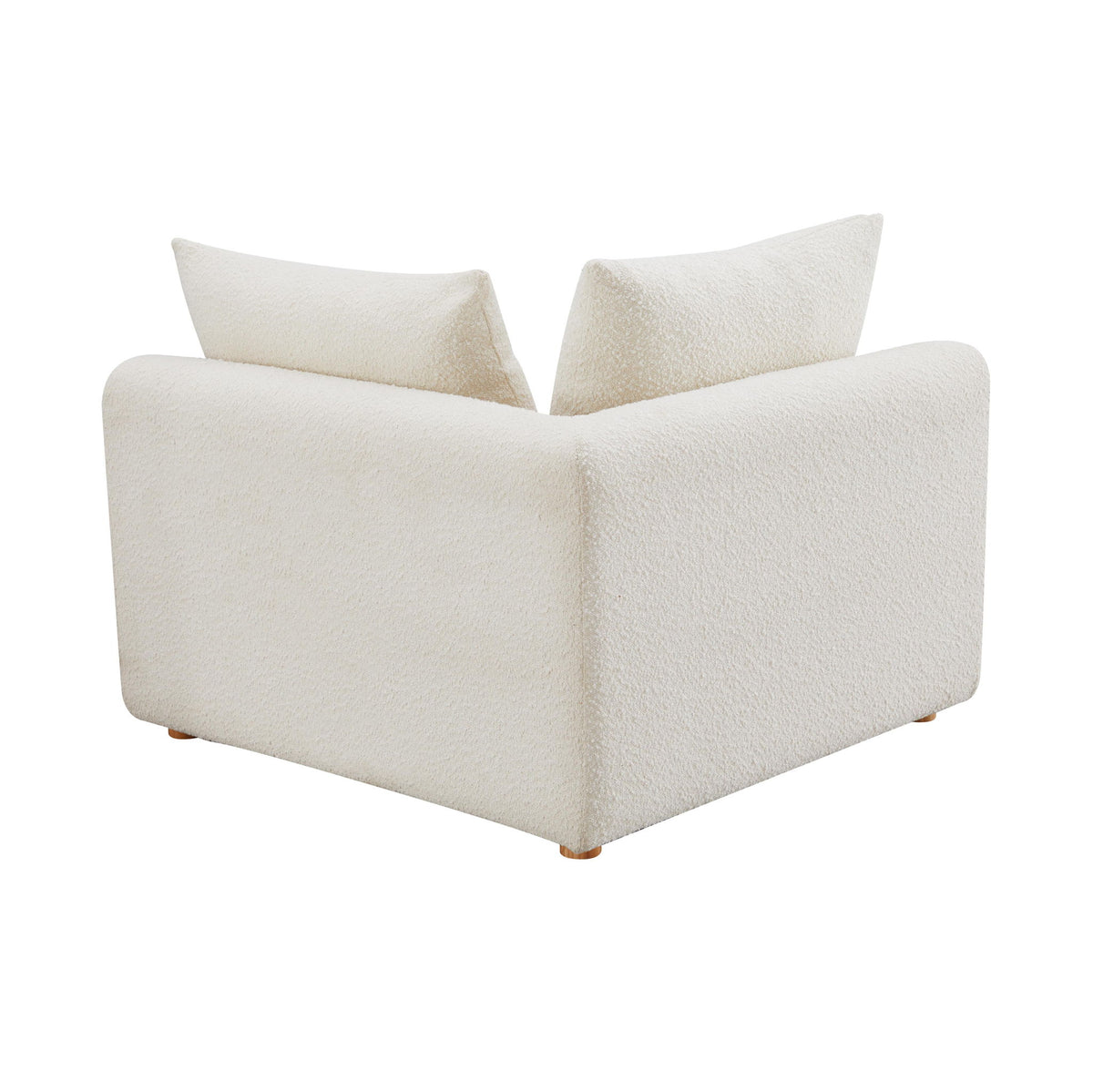 Hangover - Boucle Modular Corner Chair - Cream