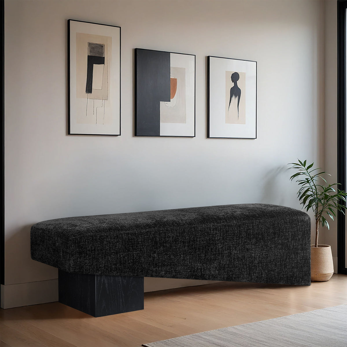 Alora - Bench - Black Base