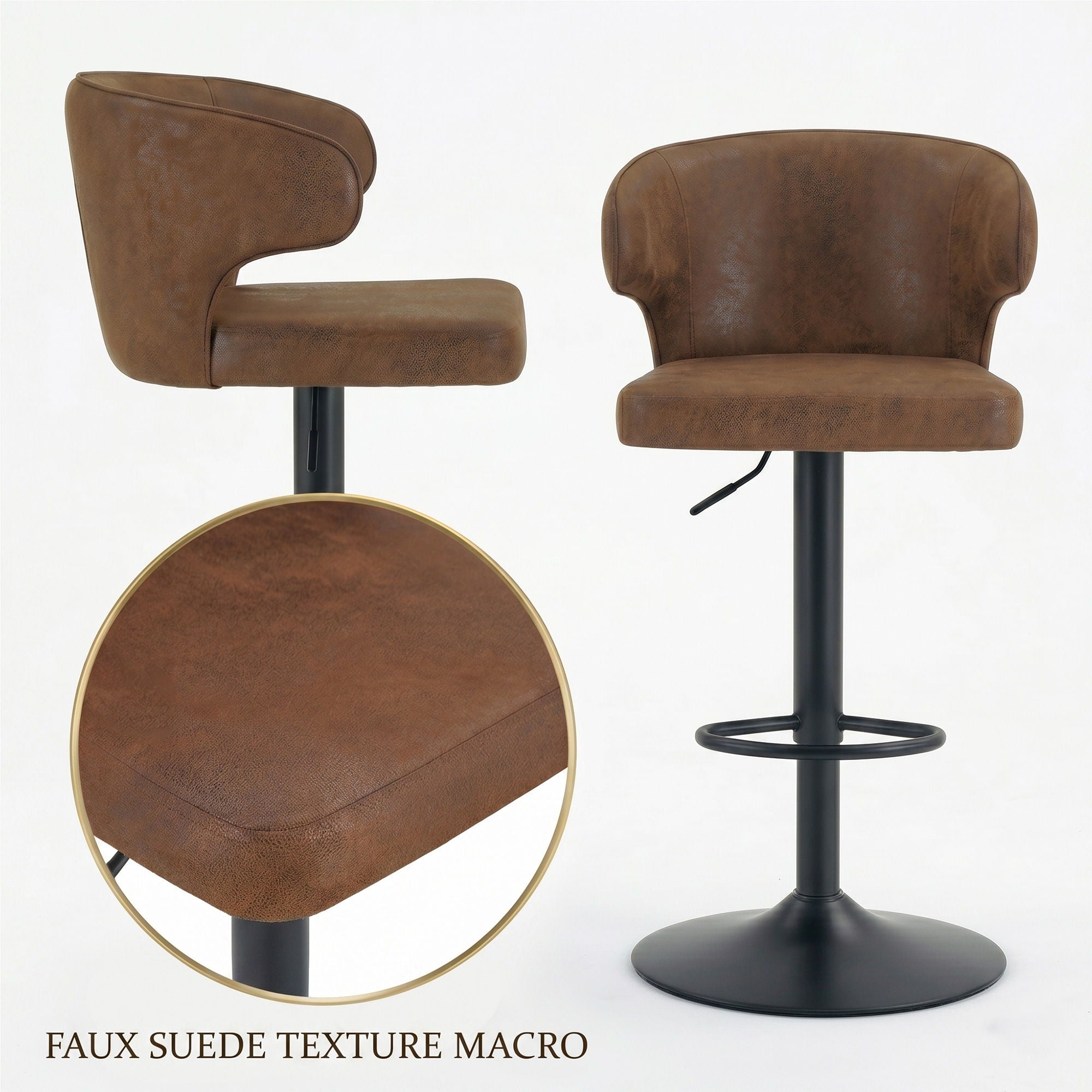 Adjustable Swivel Bar Chair
