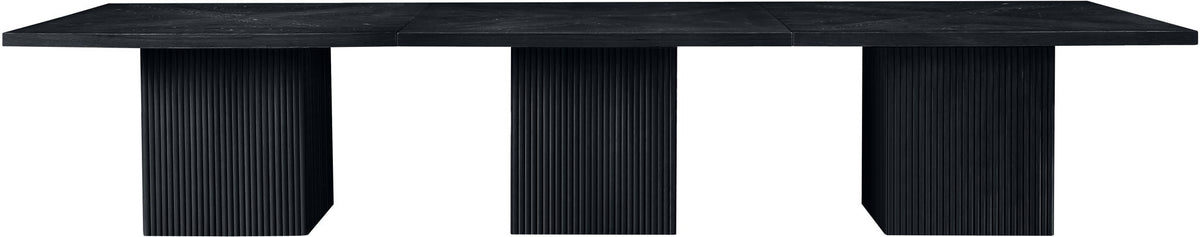 Belinda - Wood Mid-Century Modern Modular Dining Table - Black