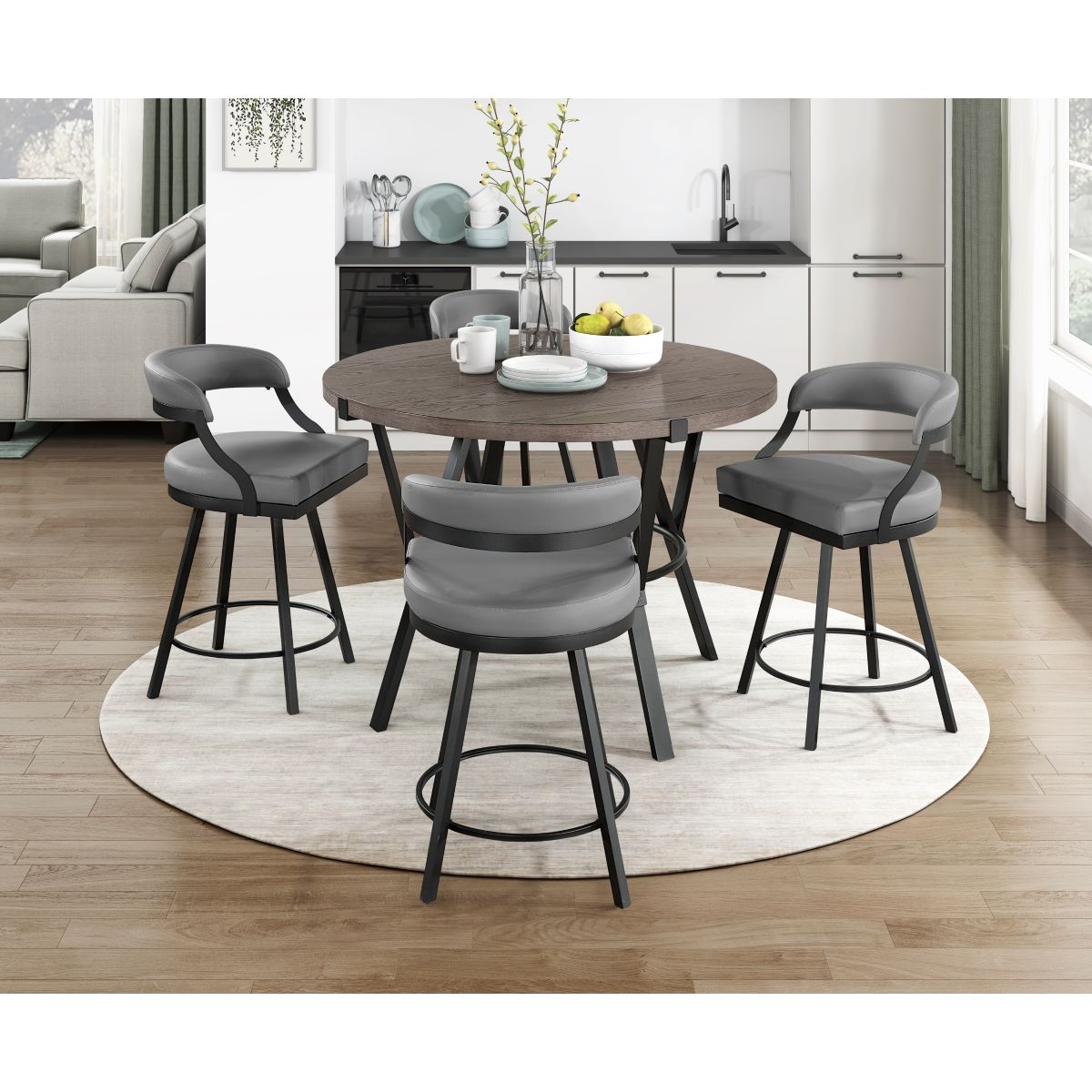 Crowley - Counter Height Table - Black