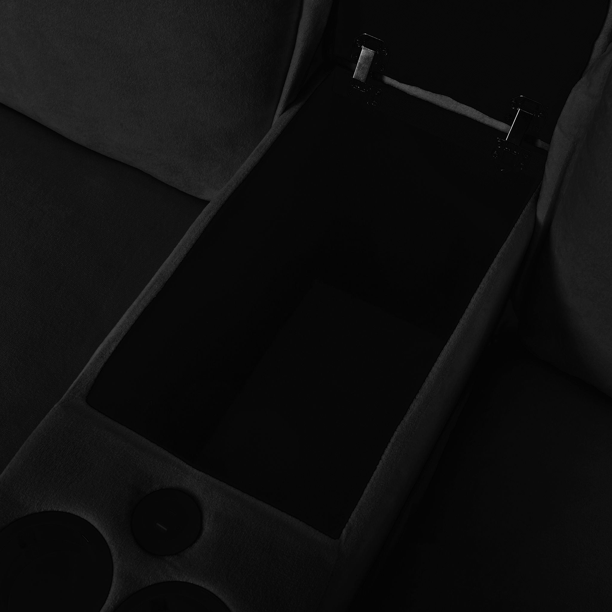 Modular Cloud Couch Sofa With Cup Holders & Storage, USB Port