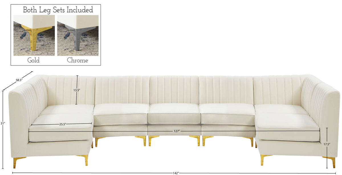 Alina - 7 Piece Modular Sectional
