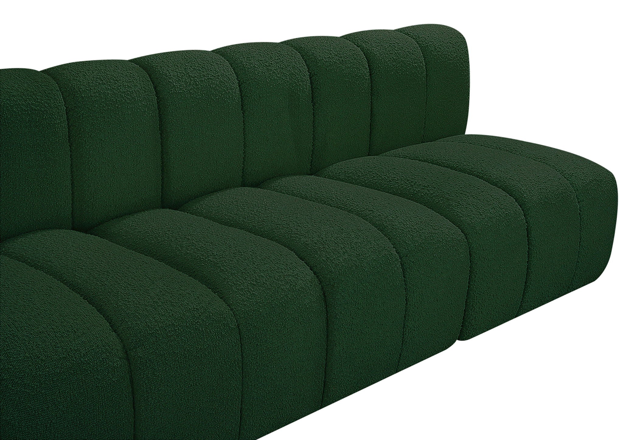 Arc - Boucle Fabric 4 Seats Modular Sofa