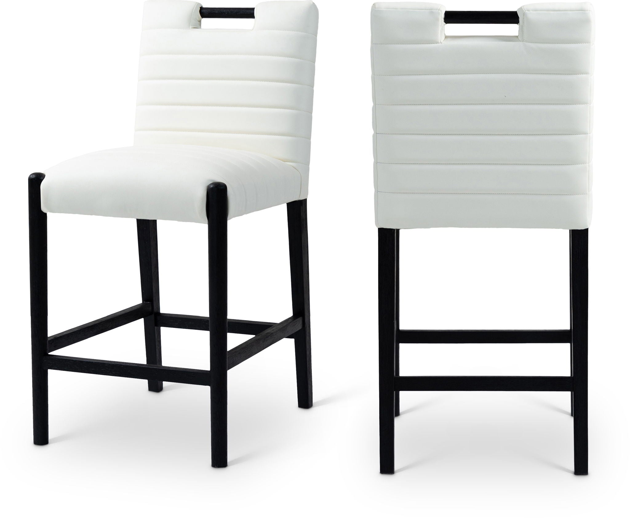 Aimee - Counter Stool - Black Legs
