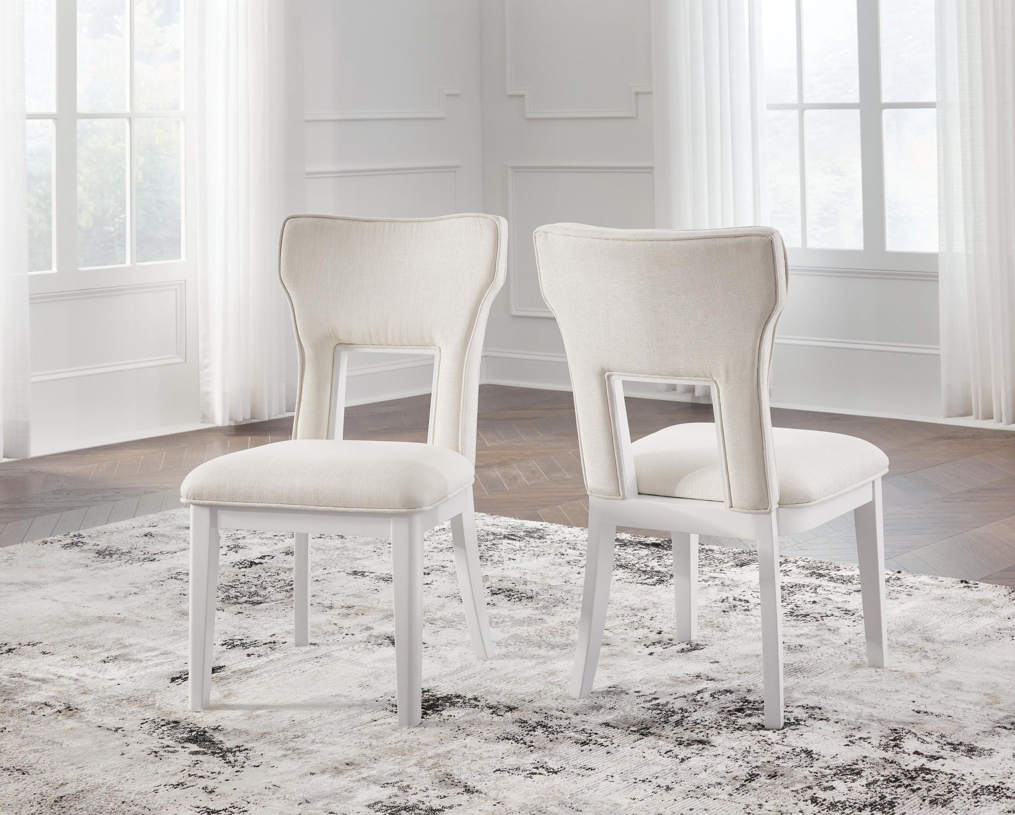 Chalanna - Dining Upholstered Side Chair (Set of 2) - White