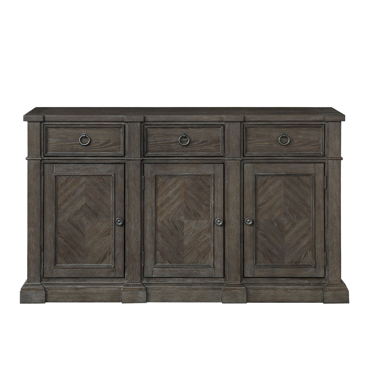 Sarasota - Server With 3 Drawers And 3 Doors - Brown