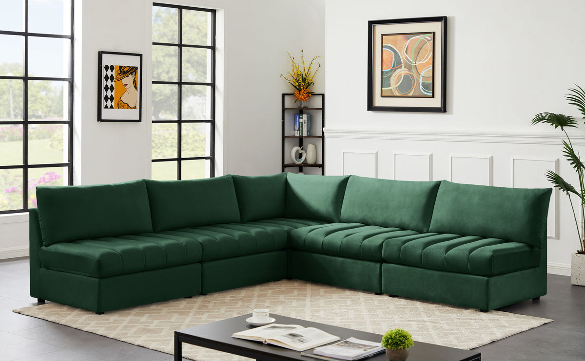 Jacob - Modular Corner Armless Sectional 5 Piece