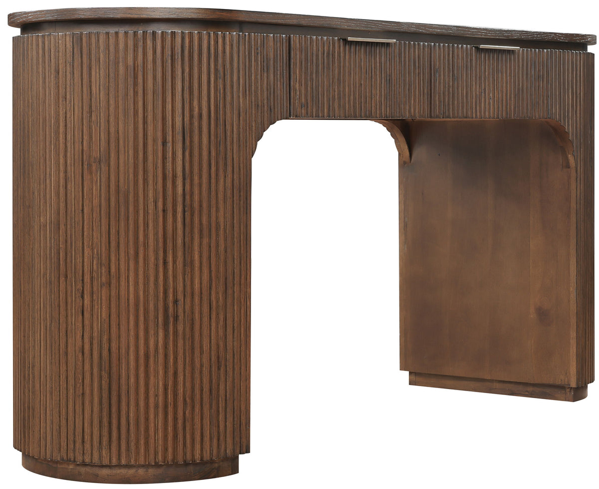 Astrid - Solid Wood And Oak Veneer Desk