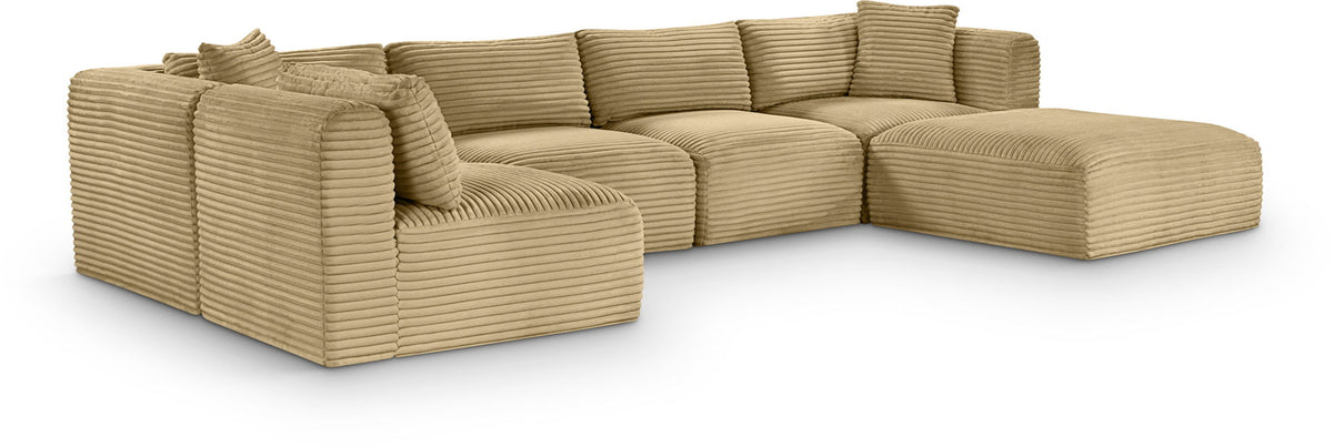 Shaggy - 6 Piece Modular U-Shaped Sectional
