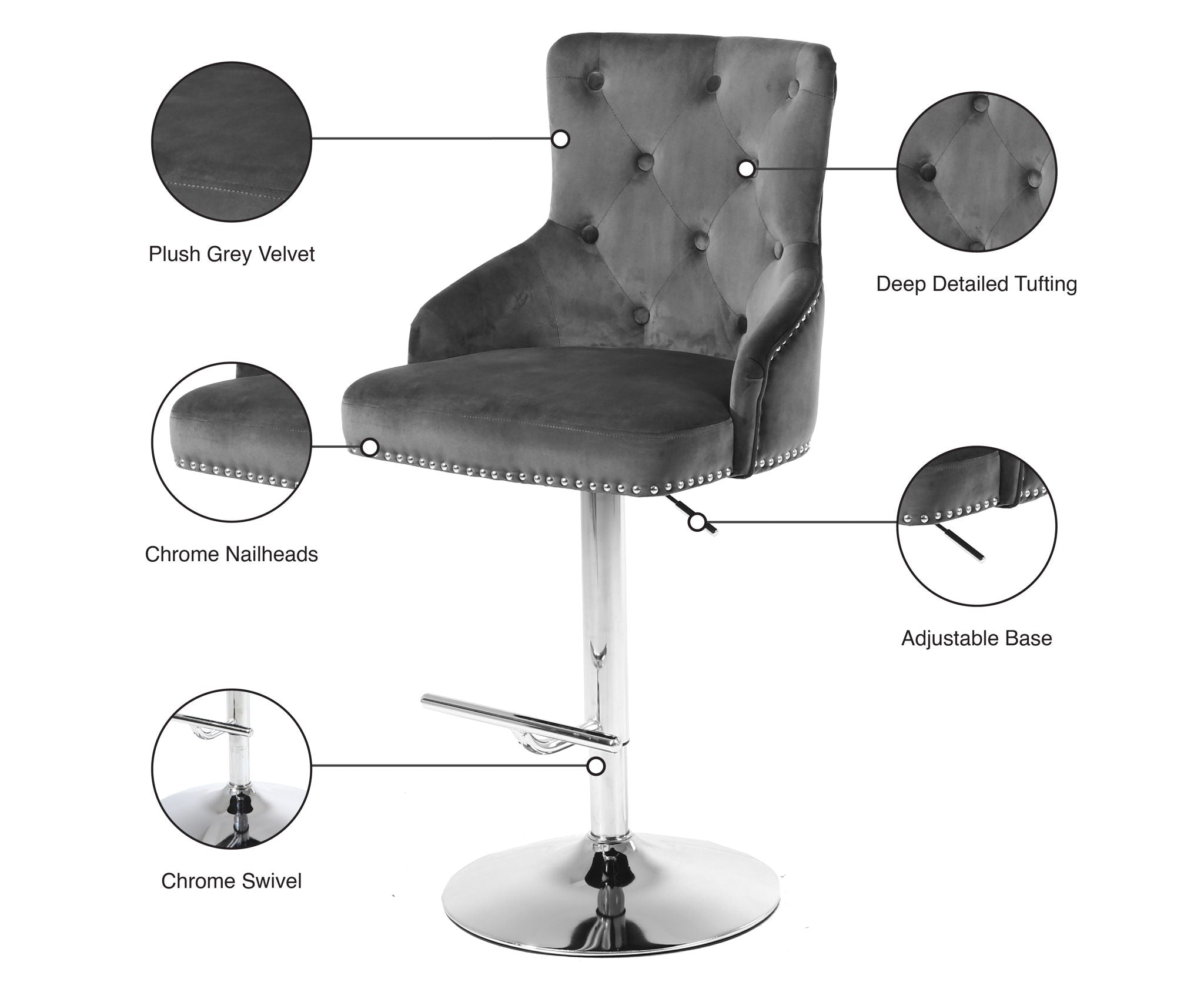 Claude - Adjustable Stool