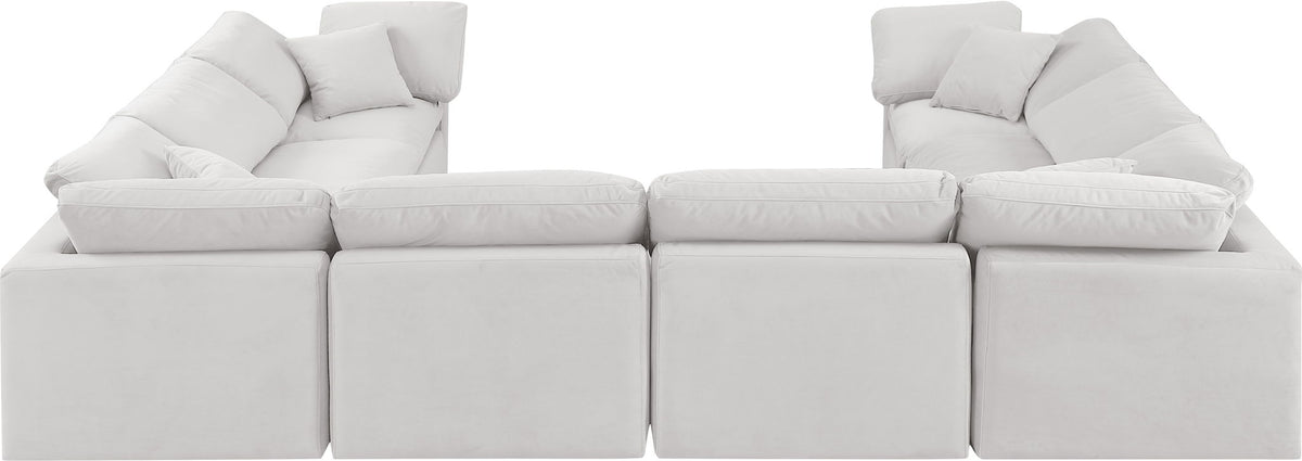 Indulge - Velvet 8 Piece Modular Sectional