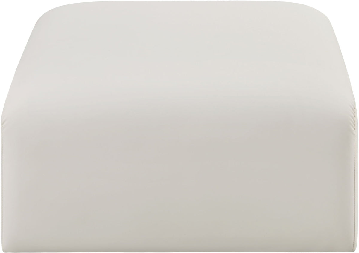 Arc - Faux Leather Ottoman