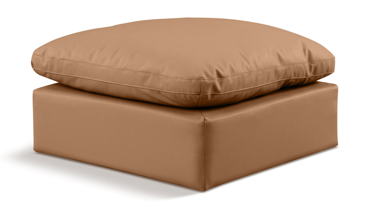 Indulge - Faux Leather Ottoman